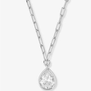 Melinda Maria Silver Teardrop Necklace